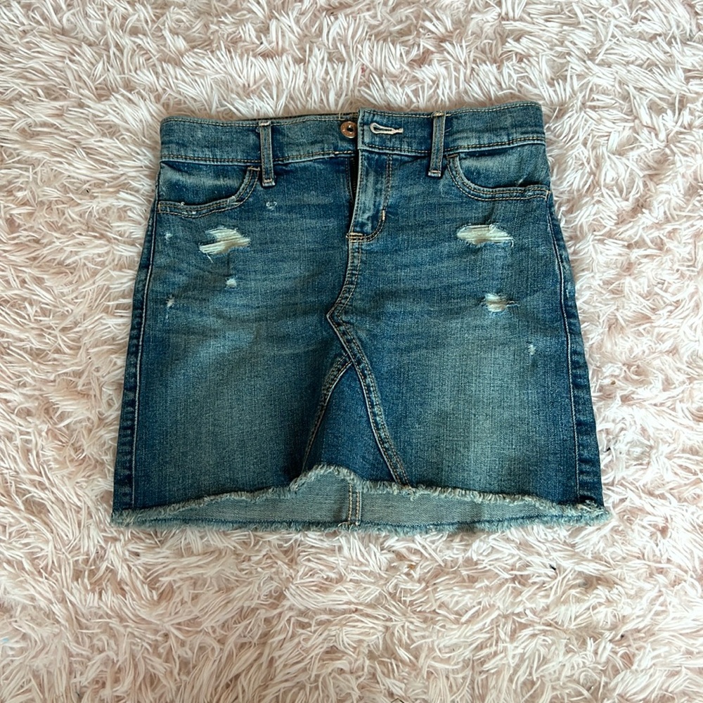 Abercrombie kids jean skirt